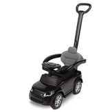Количка за яздене с родителски контрол Land Rover Черен Caretero Toyz