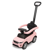 Количка за яздене с родителски контрол Land Rover Розов Caretero Toyz