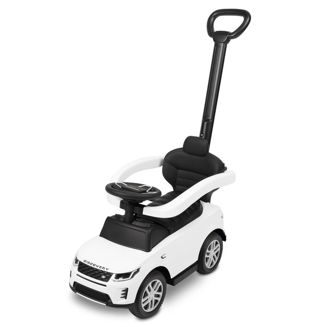 Количка за яздене с родителски контрол Land Rover Бял Caretero Toyz