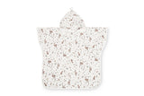 Muslin poncho Forest animals white Sensillo