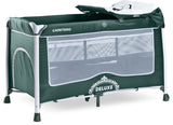 Deluxe Green Caretero Travel Cot