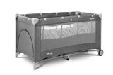 Foldable Travel Cot Basic Plus Graphite 2 Levels Caretero