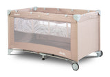 Foldable travel cot 2 levels Basic Beige Caretero