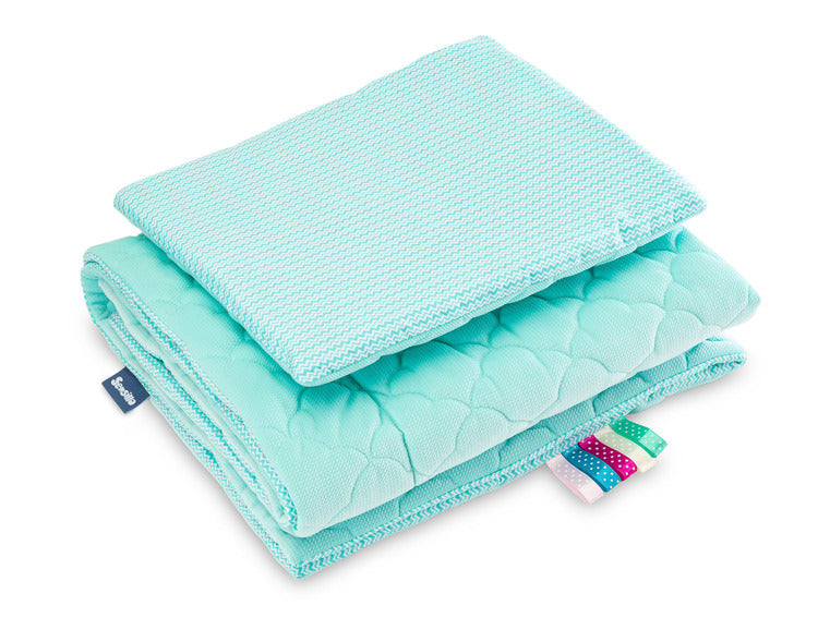 Bedding Set Zig Zag Mint 75x100cm