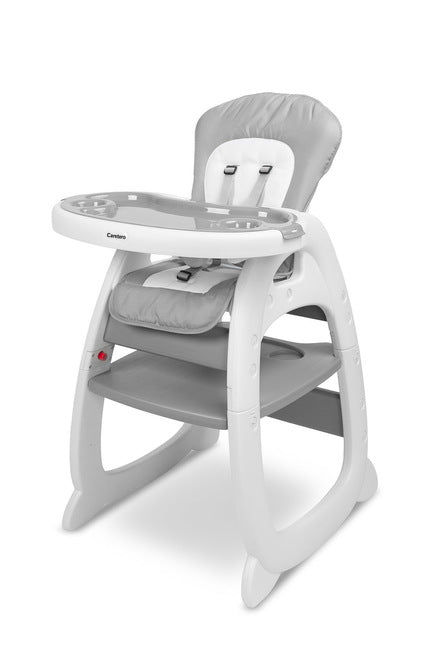 Scaun Inalt 2in1 + Masa Homee Grey Caretero