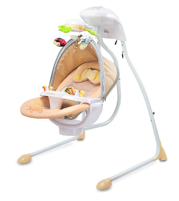 Șezlong electric și leagăn Bugies Bej Caretero