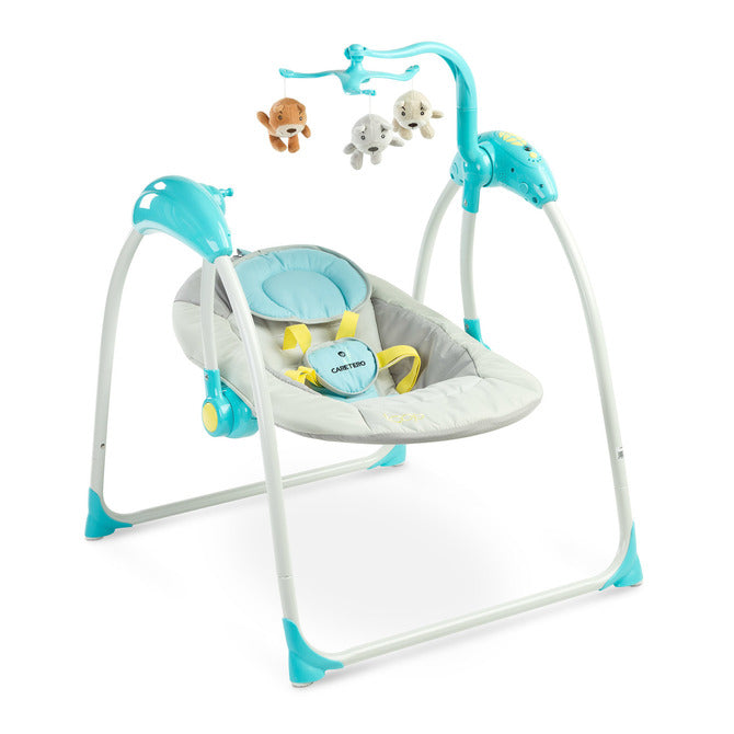 Leagăn electric Loop până la 12 kg Blue Caretero