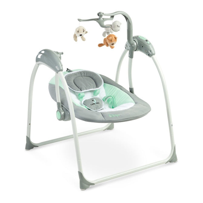 Електрическа Люлка Loop до 12кг Graphite Caretero