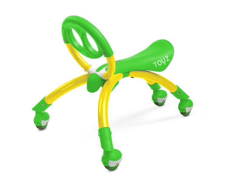 Количка за яздене Beetle 2В1 Тип Бръмбър Зелен Caretero Toyz