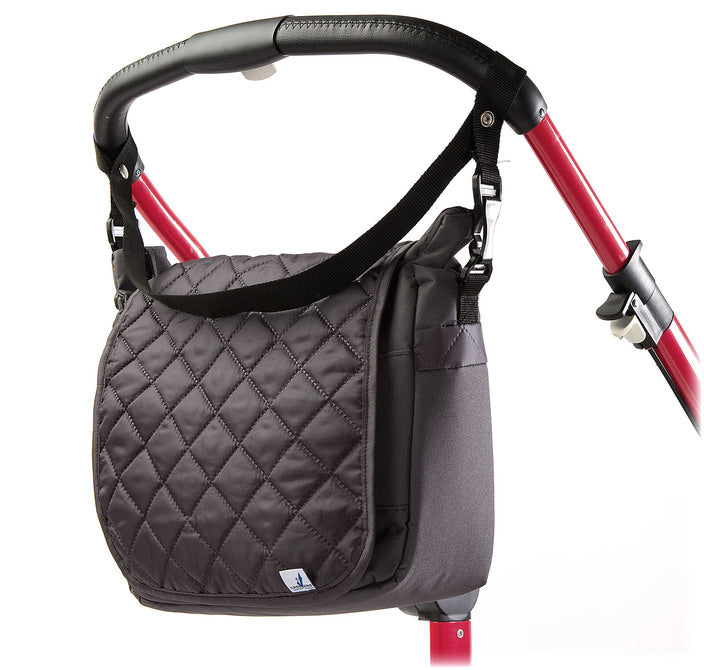 Quilted Stroller Bag Graphite Caretero