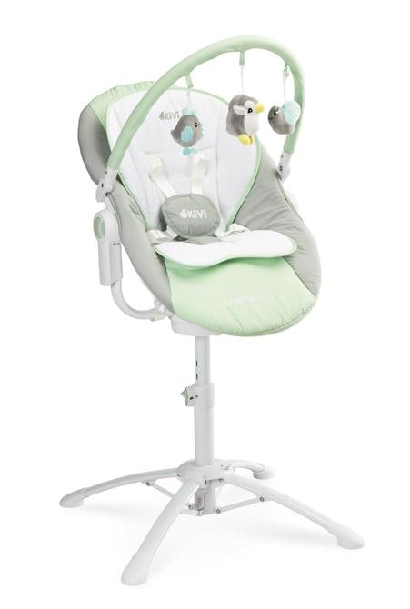 Highchair Chaise Lounge And Swing 3in1 Kivi Mint Caretero