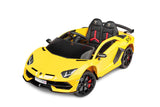 Battery Car Lamborghini Yellow Caretero Toyz