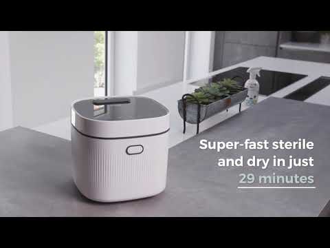 Стерилизатор с UV лъчи Advanced Pro с функция изсушаване Бял Vital Baby