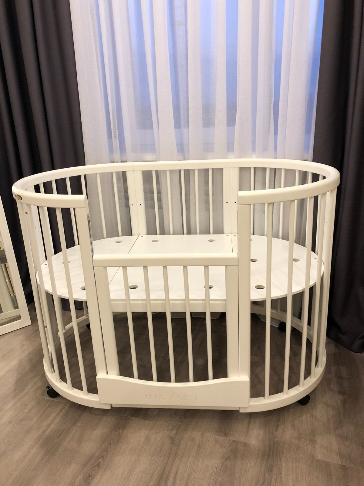 Трансформиращо Легло 9в1 Smart 60x72/60x120/60x168см Слонова Кост Ingvart