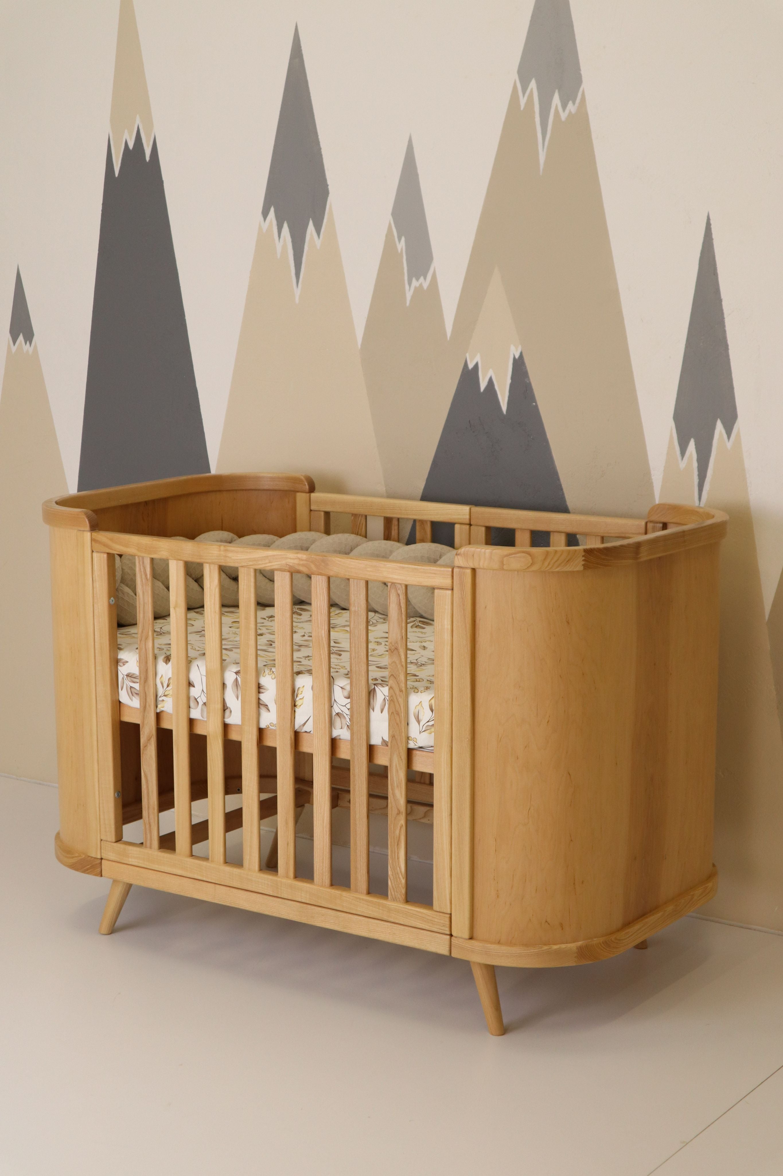 Трансформиращо Легло 4в1 Boho 70х90/70х134см Натур Ingvart