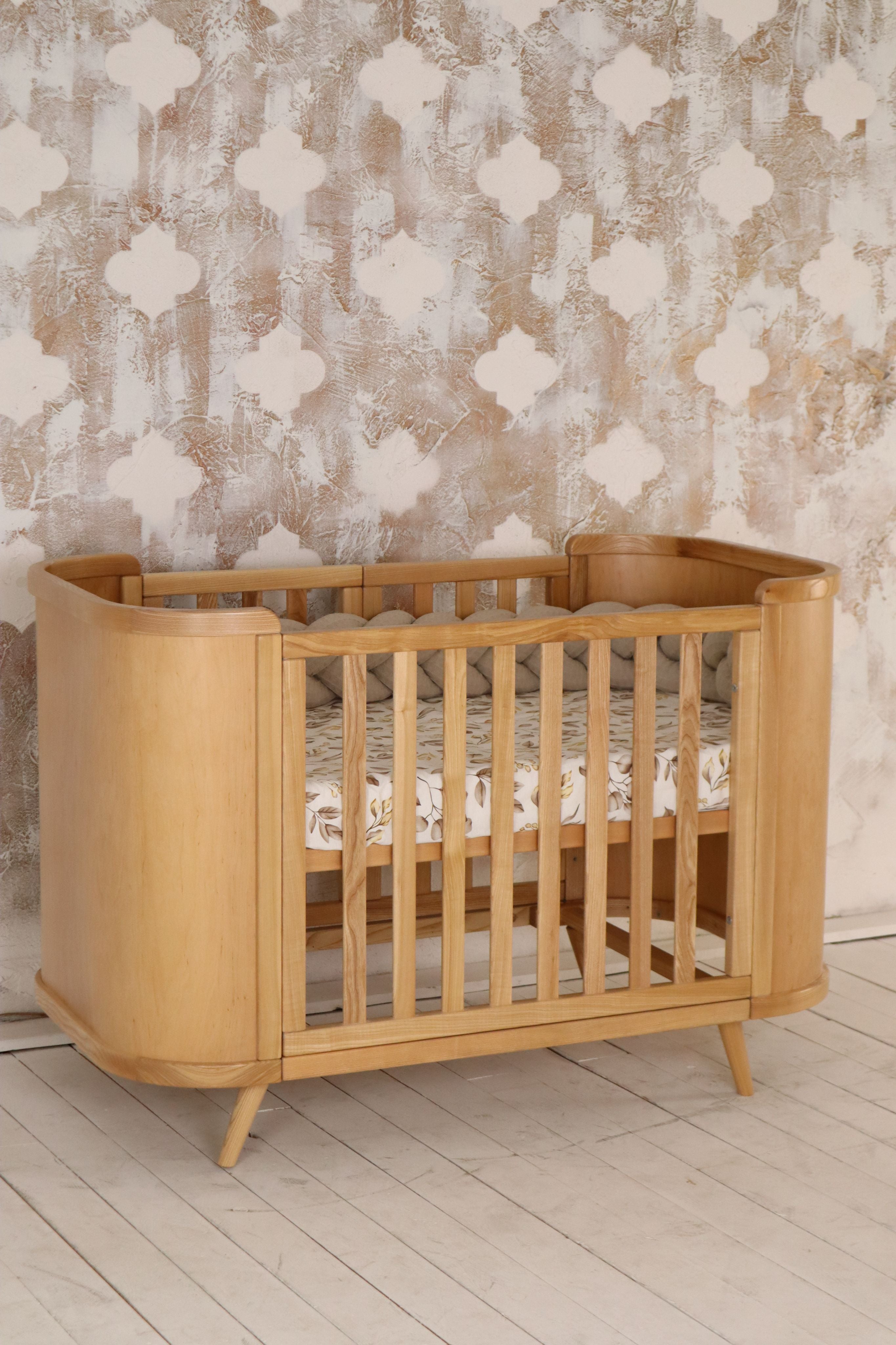 Трансформиращо Легло 4в1 Boho 70х90/70х134см Натур Ingvart