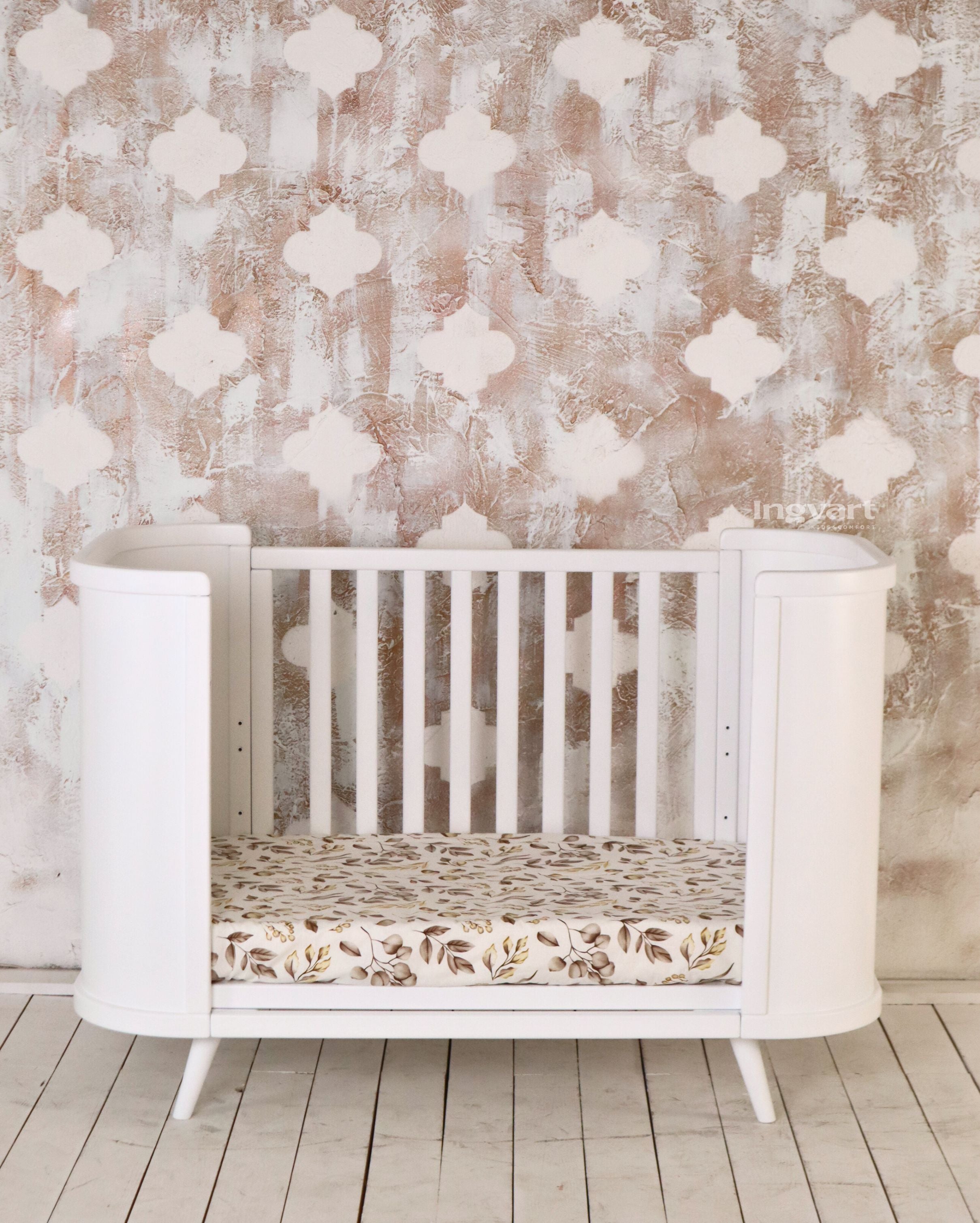 Трансформиращо Легло 4в1 Boho 70х90/70х134см Бял Ingvart