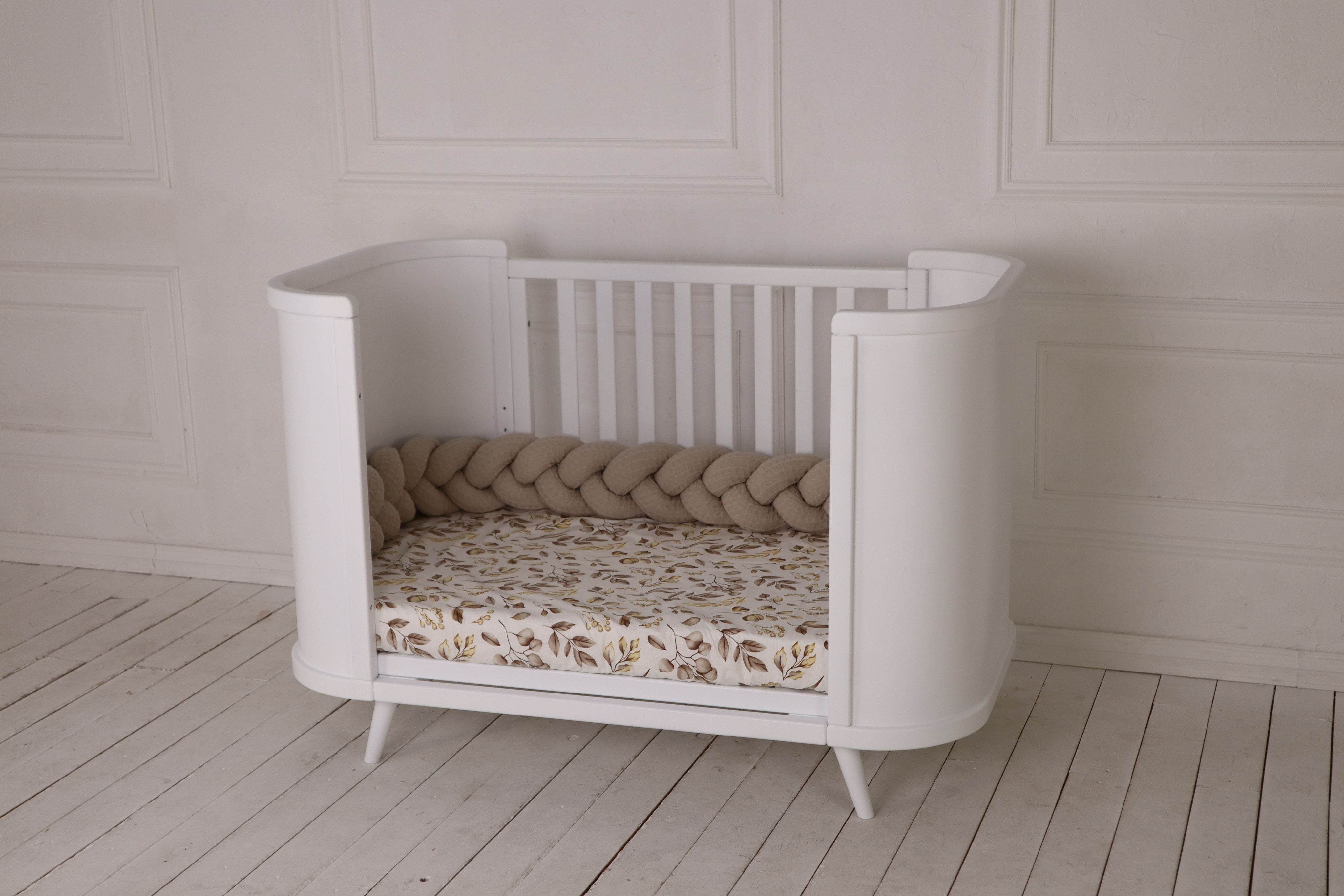 Трансформиращо Легло 4в1 Boho 70х90/70х134см Бял Ingvart