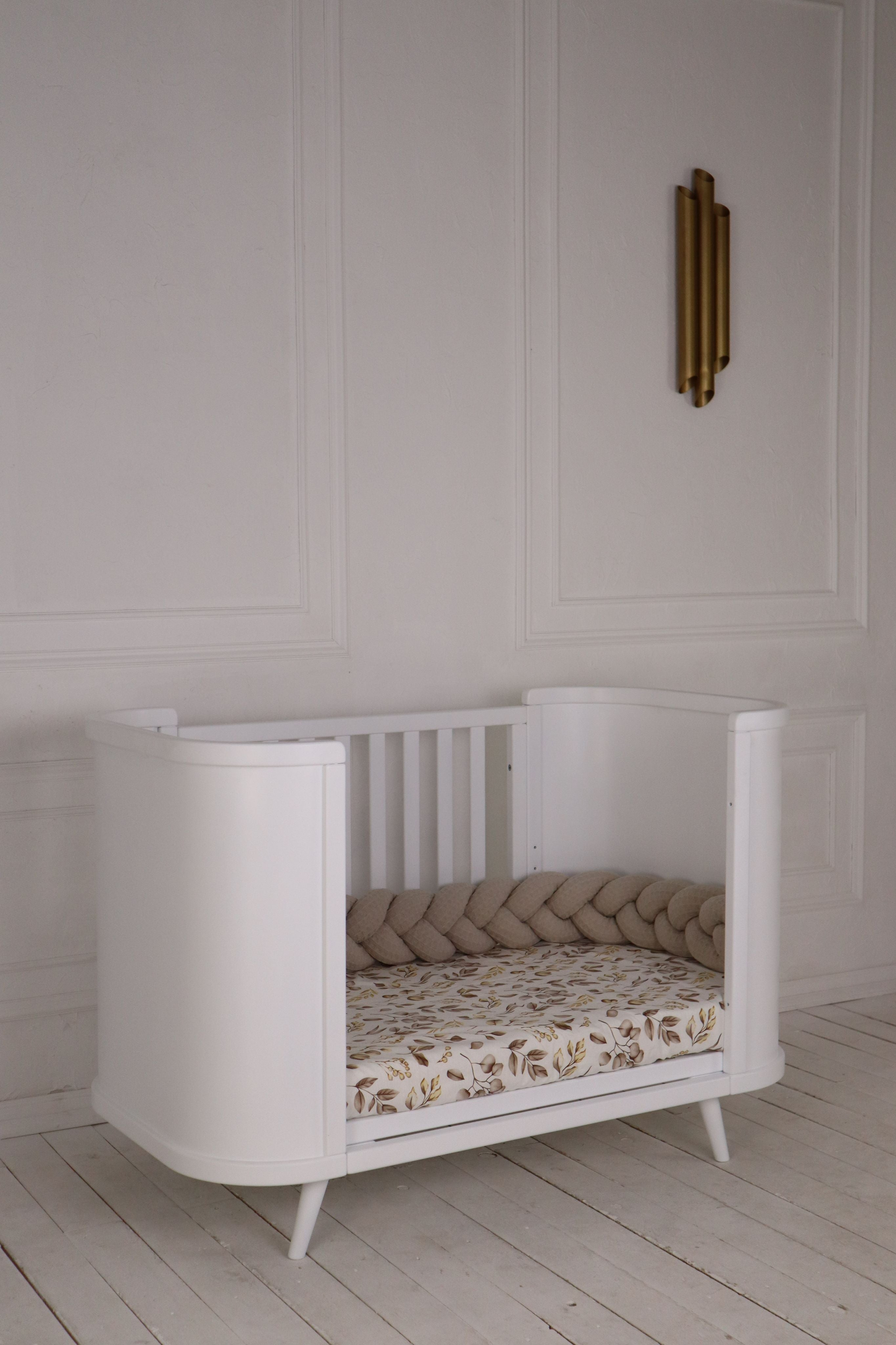 Трансформиращо Легло 4в1 Boho 70х90/70х134см Бял Ingvart