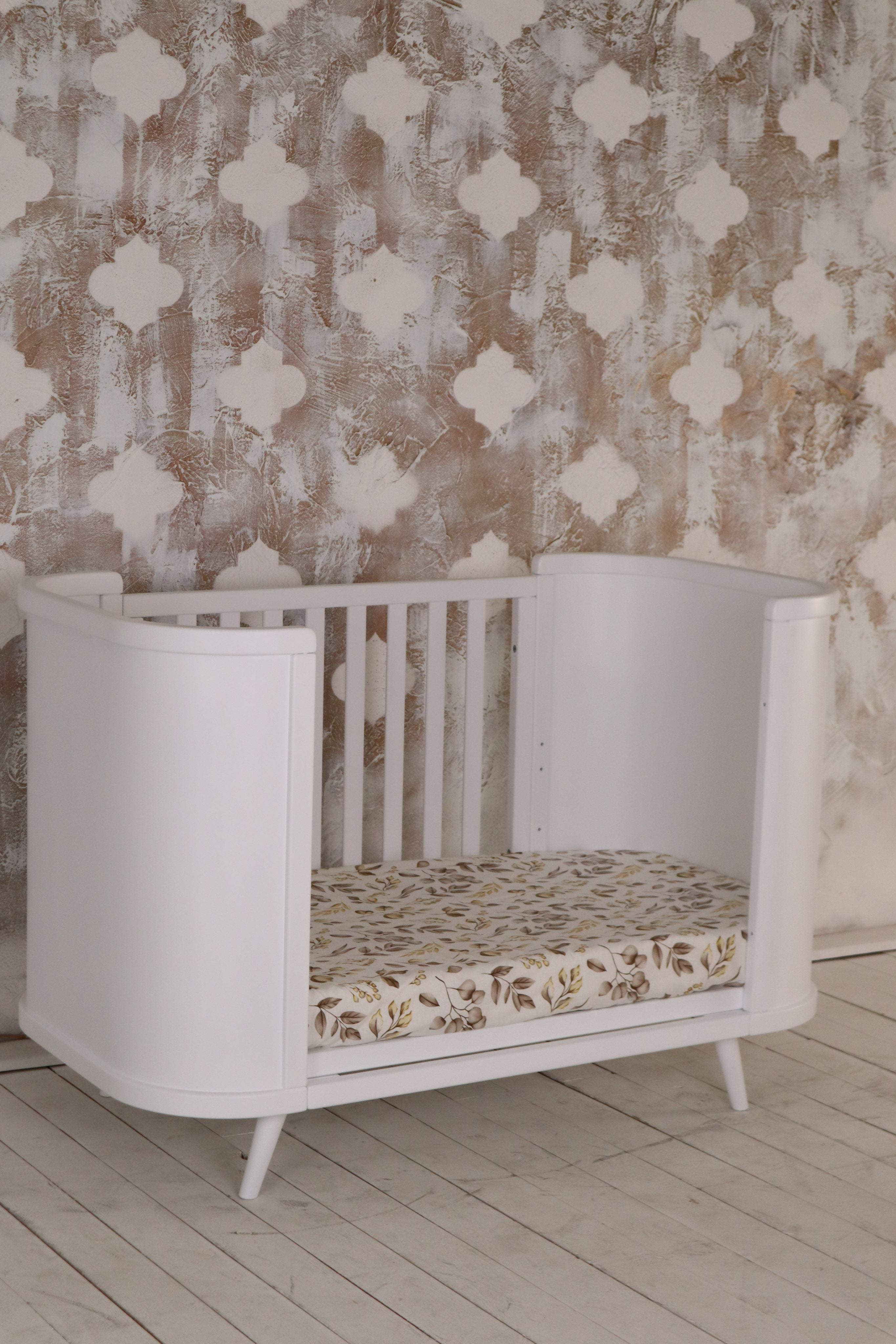 Трансформиращо Легло 4в1 Boho 70х90/70х134см Бял Ingvart