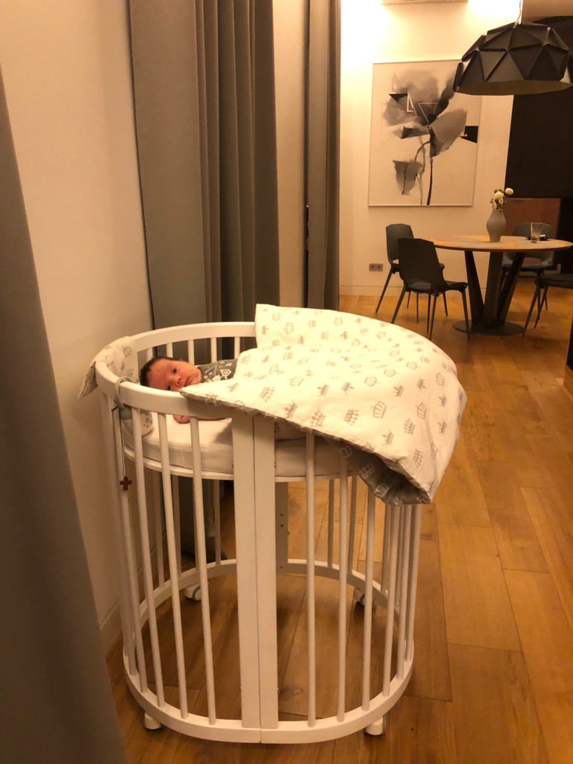 Трансформиращо Легло 9в1 Smart 60x72/60x120/60x168см Бял Ingvart