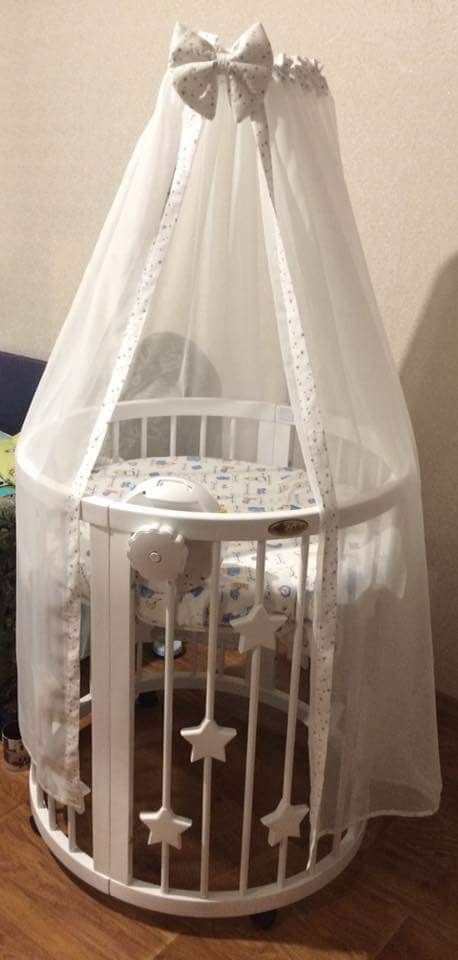 Трансформиращо Легло 9в1 Smart 60x72/60x120/60x168см Бял Ingvart