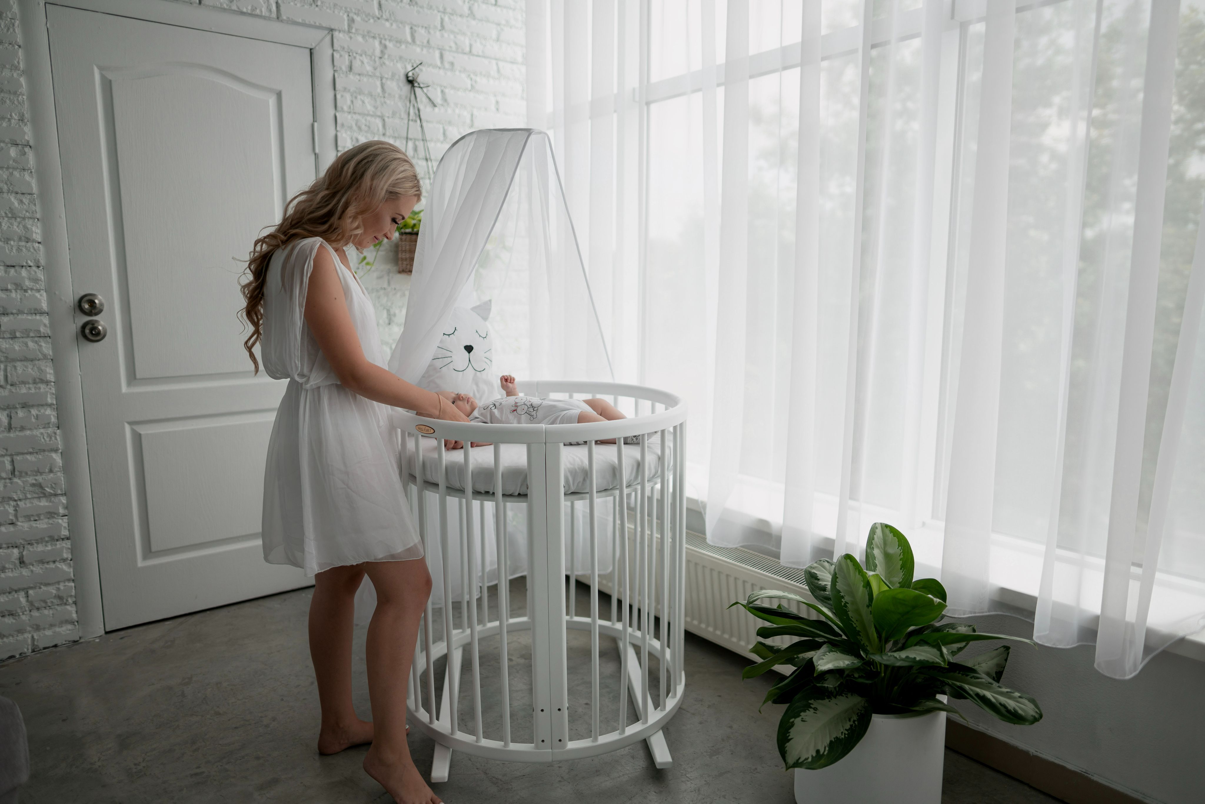 Трансформиращо Легло 9в1 Smart 60x72/60x120/60x168см Бял Ingvart