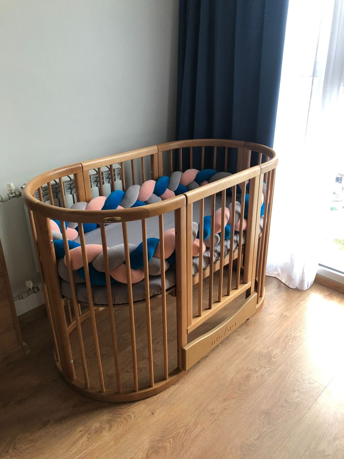 Трансформиращо Легло 9в1 Smart 60x72/60x120/60x168см Натур Ingvart