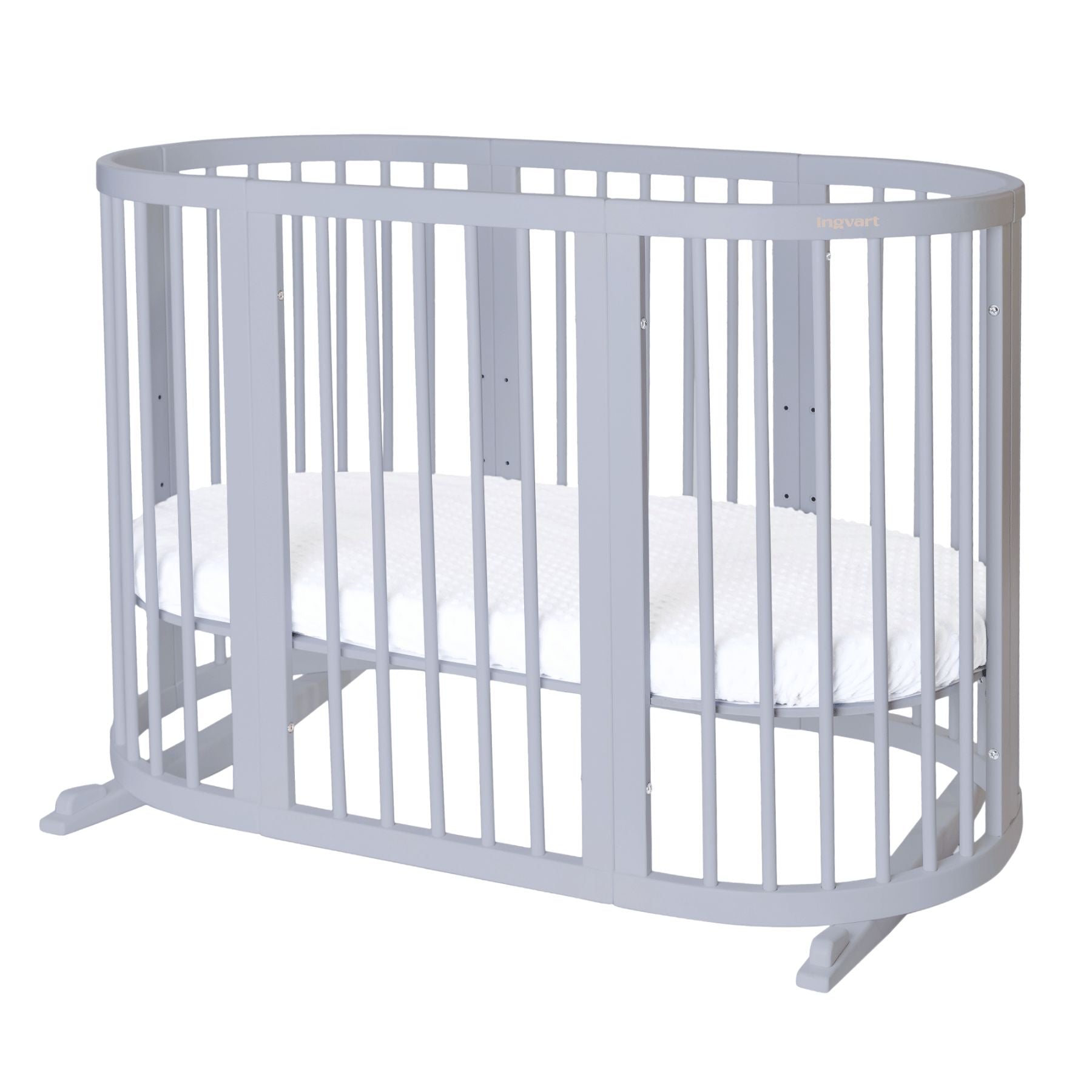 Трансформиращо Легло 9в1 Smart 60x72/60x120/60x168см Сив Ingvart