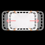 Трансформиращо Легло 5в1 Nika 60x95/60x120см Сив Ingvart