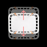 Трансформиращо Легло 5в1 Nika 60x95/60x120см Сив Ingvart