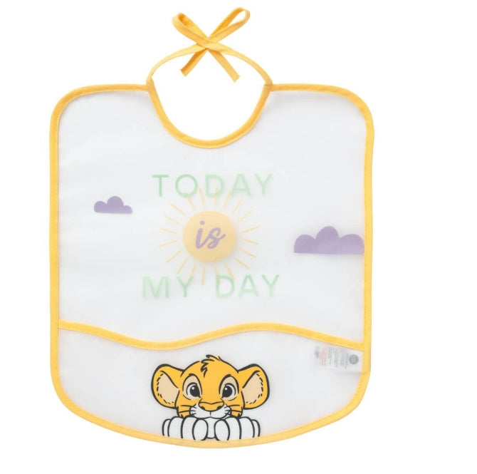 Водоустойчив лигавник Cosy Time Lion King с джоб, 6 месеца