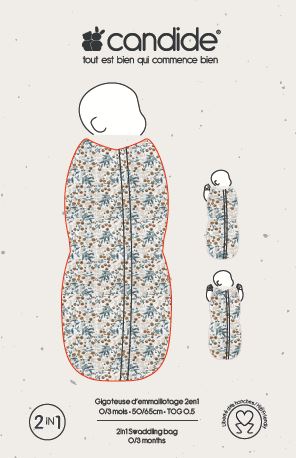 2В1 Антистрес Пелена И Чувалче За Сън 0-3 Месеца Candide