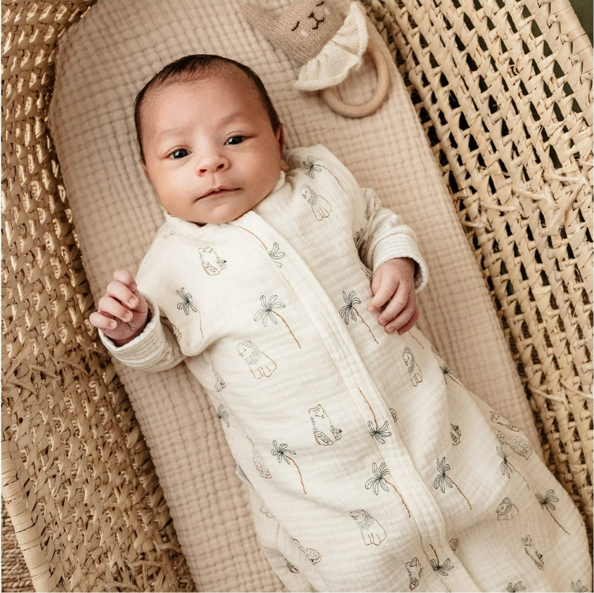 2в1 Антистрес Пелена и Чувалче за сън 0-3 месеца Léo & Maya - 65см Candide