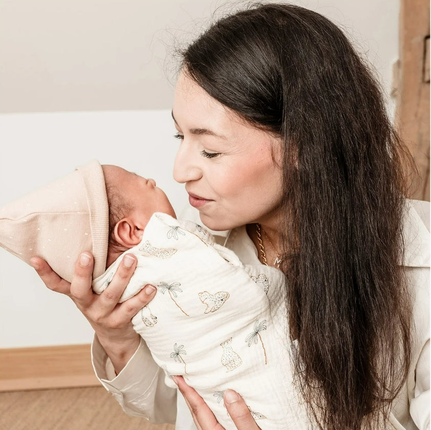 2в1 Антистрес Пелена и Чувалче за сън 0-3 месеца Léo & Maya - 65см Candide