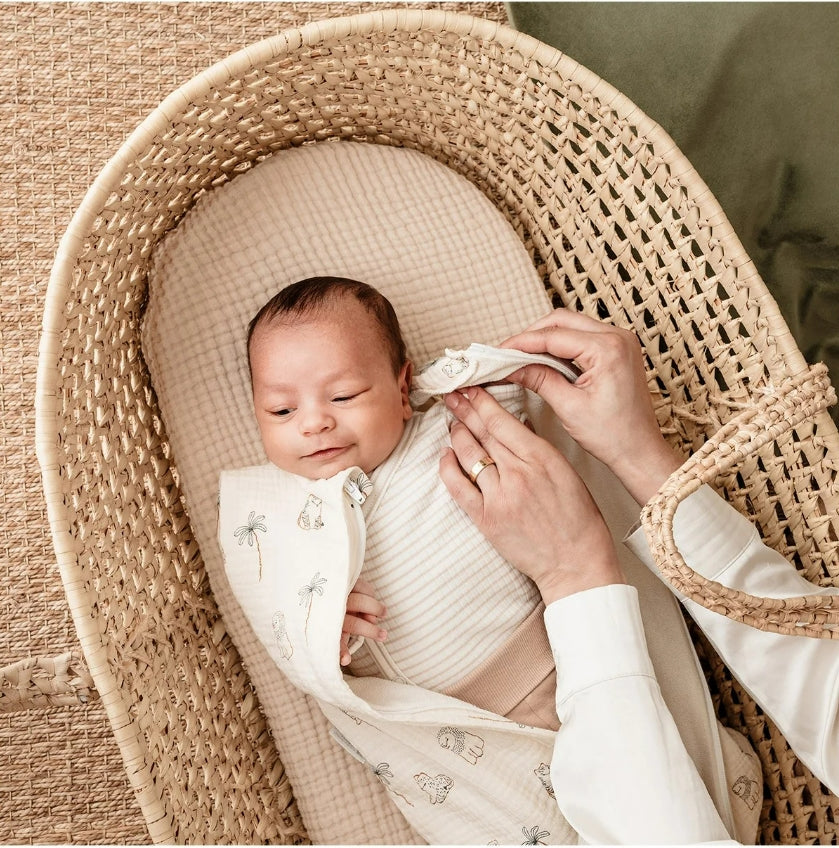 2в1 Антистрес Пелена и Чувалче за сън 0-3 месеца Léo & Maya - 65см Candide