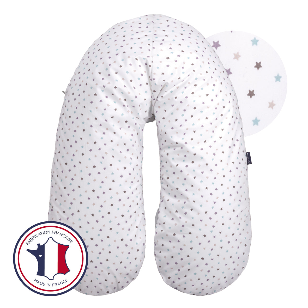 Възглавница за бременни и кърмене 2в1 Звезди Candide