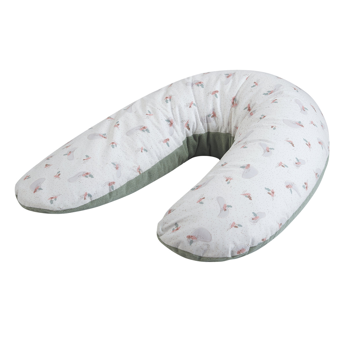 Pregnancy and Nursing Pillow Natural Green Tineo