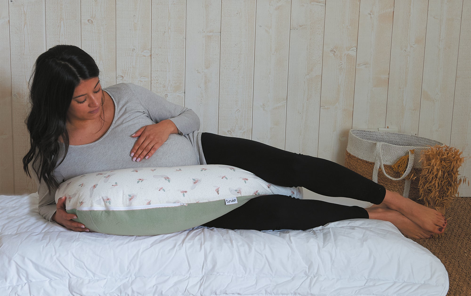 Възглавница За Бременни И Кърмене Natural Green Tineo