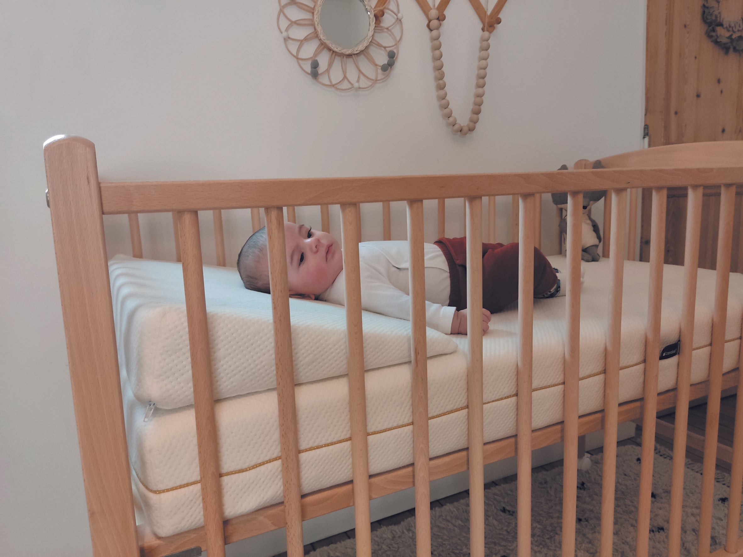 Антирефлуксна Възглавница Клин 15° Органична 65х35сm Candide