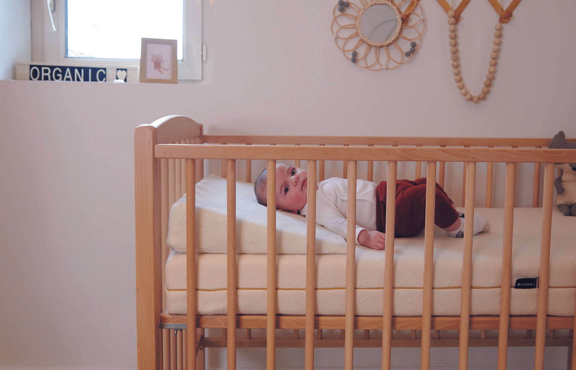 Антирефлуксна Възглавница Клин 15° Органична 65х35сm Candide