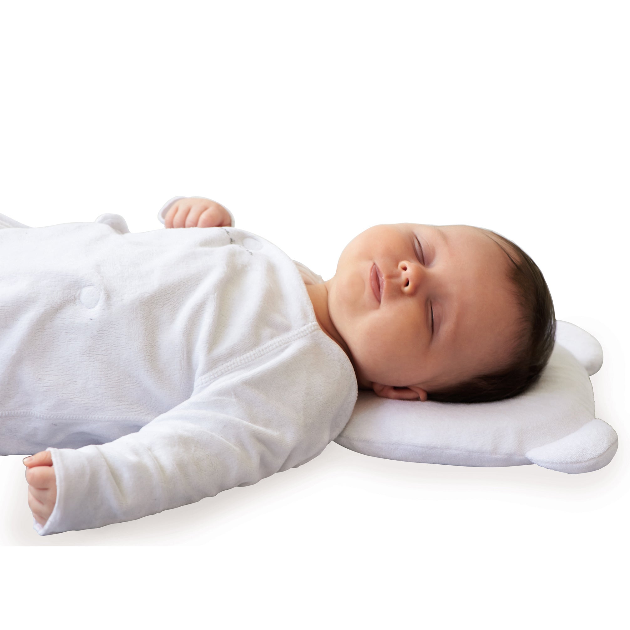 Детска Възглавница P'Tit Panda За Добре Закръглена Глава Бяла Candide