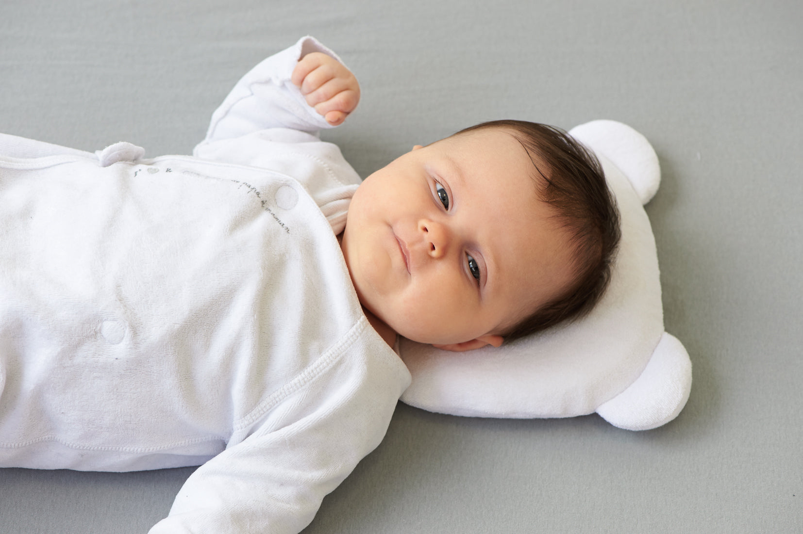 Детска Възглавница P'Tit Panda За Добре Закръглена Глава Бяла Candide