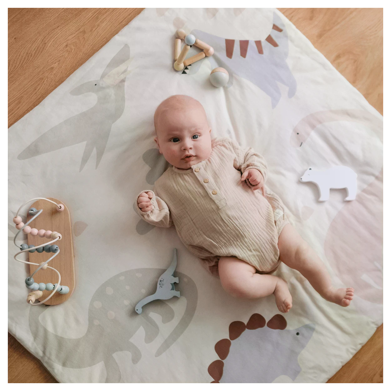 Подложка За Пътуване И Игра Динозавър Tineo