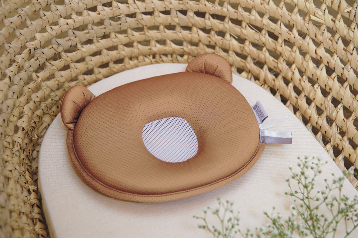 Perna pentru copii P'Tit Panda Air+ Pentru un cap bine rotunjit Caramel Candide