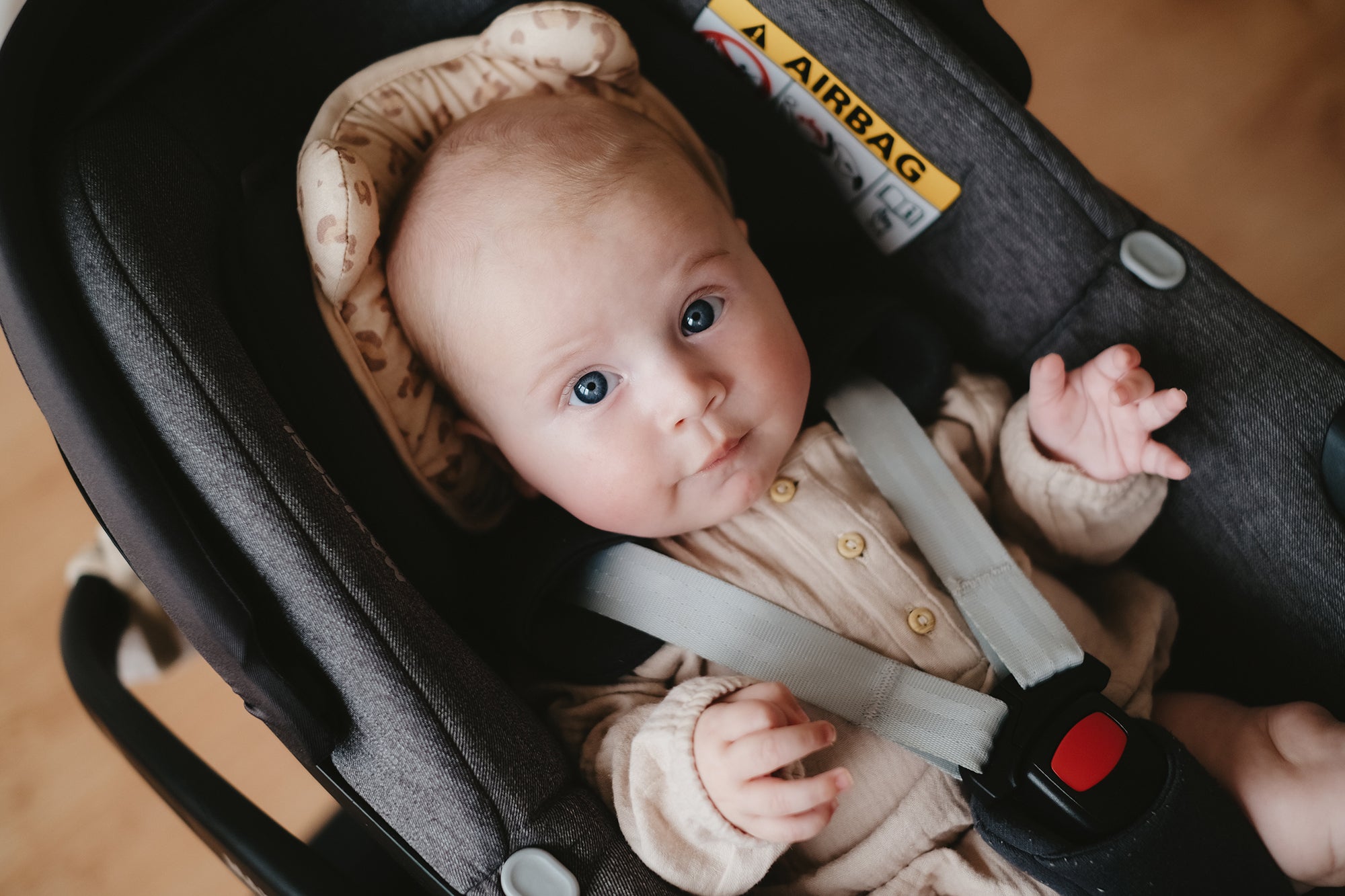 Детска Възглавница P'Tit Panda За Добре Закръглена Глава Леопард Candide