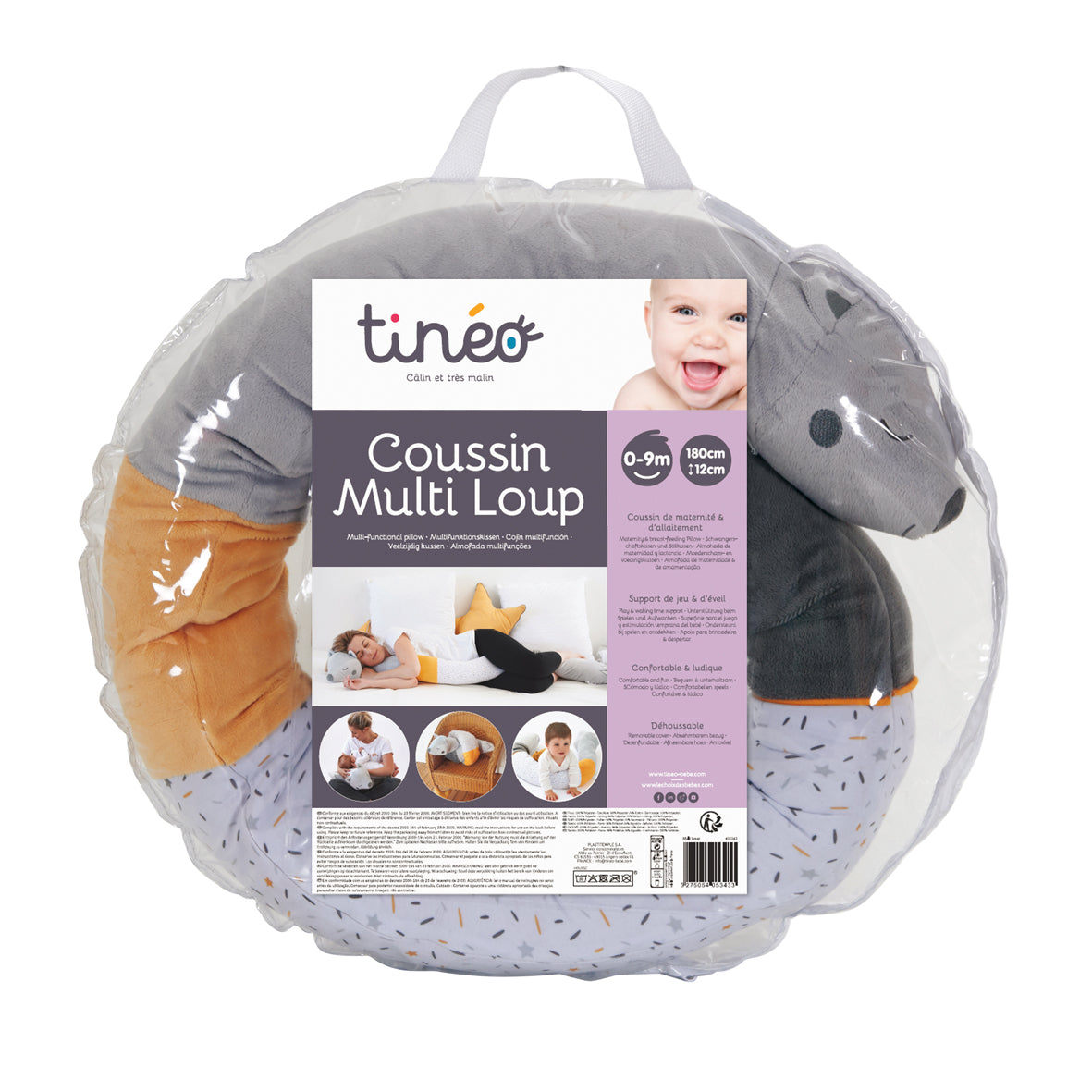 Многофункционална възглавница-обиколник 4в1 Tineo