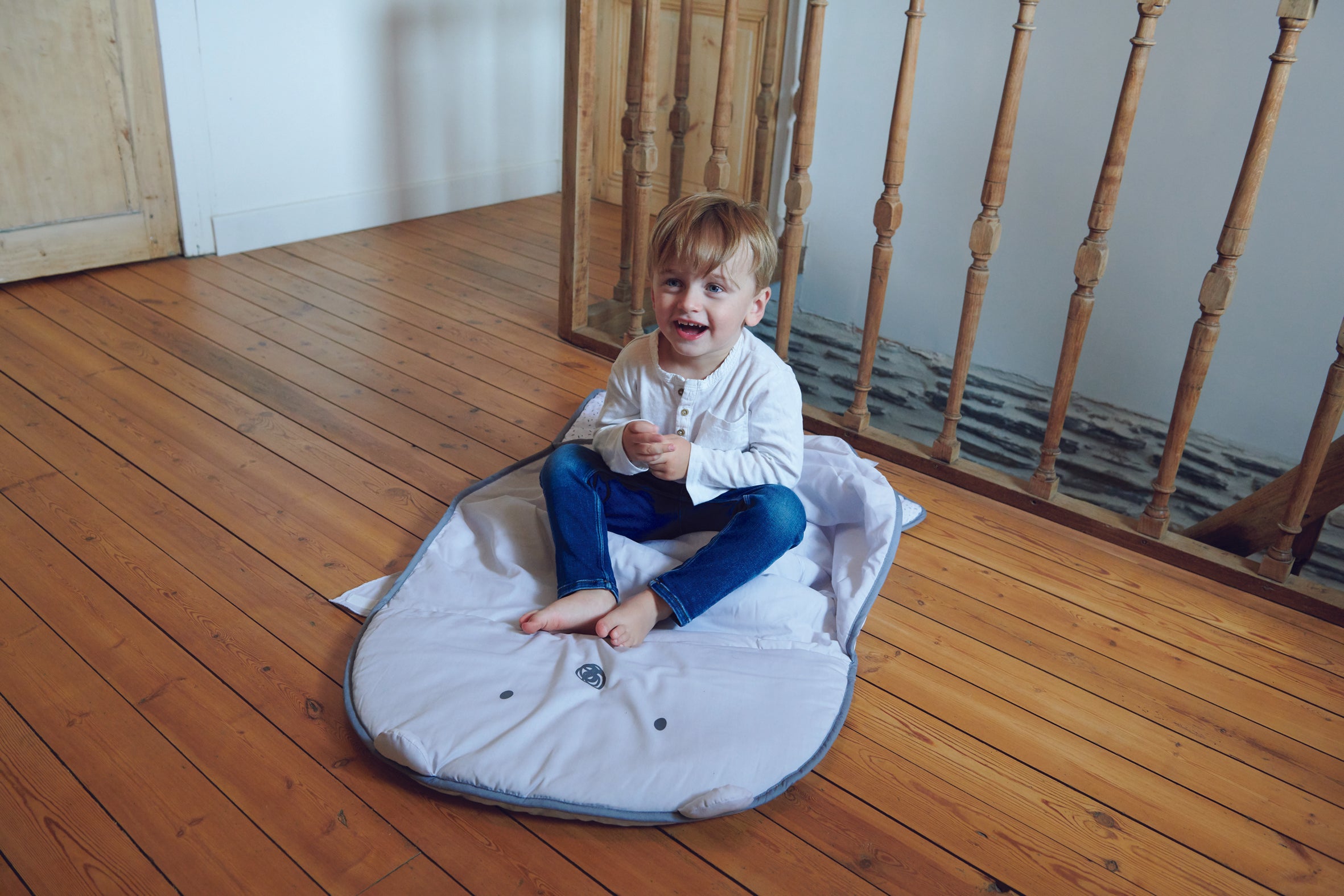 Спален чувалче спящо мече за деца от 2 до 6 години 140x65См Tineo