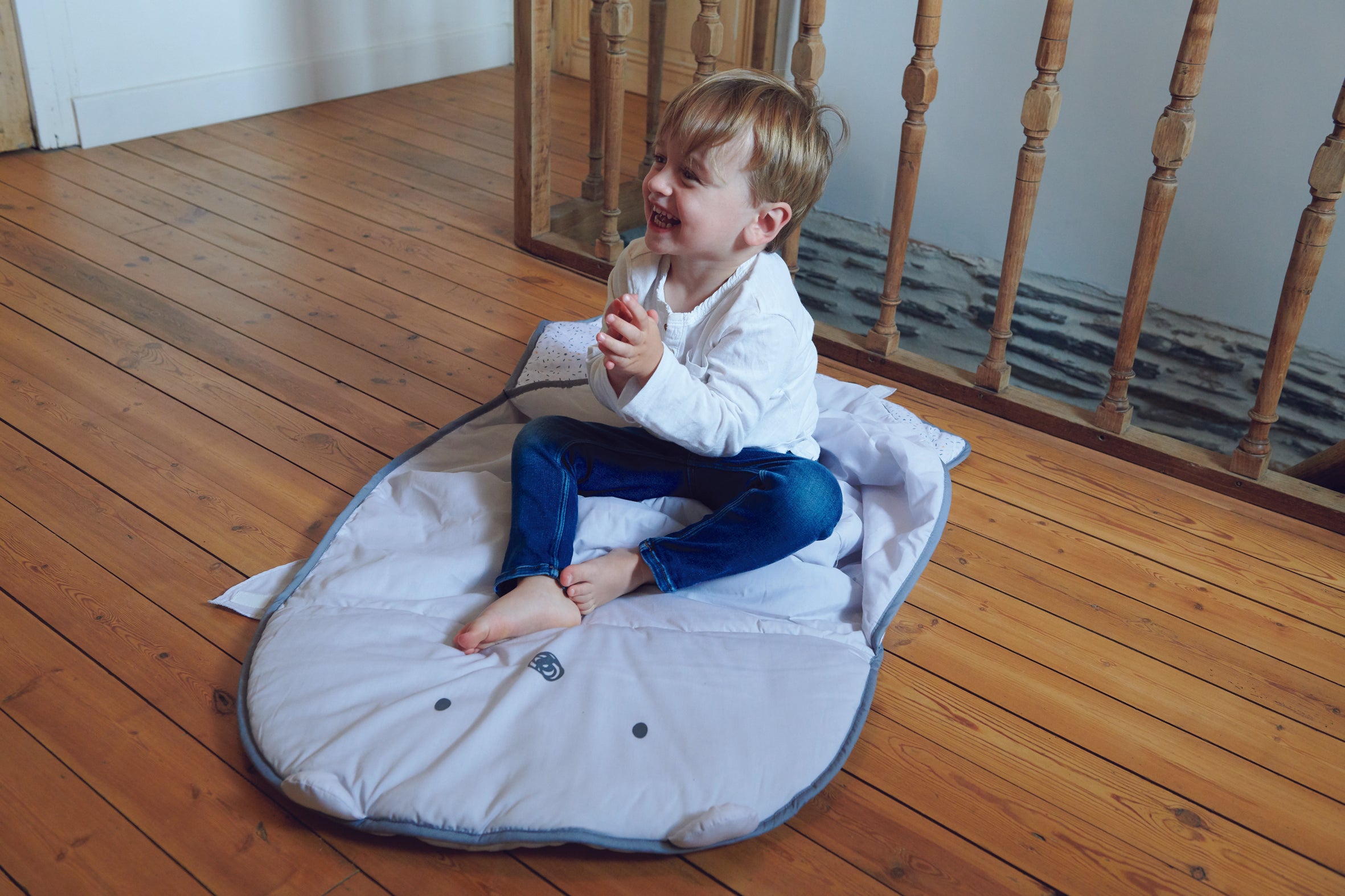 Спален чувалче спящо мече за деца от 2 до 6 години 140x65См Tineo