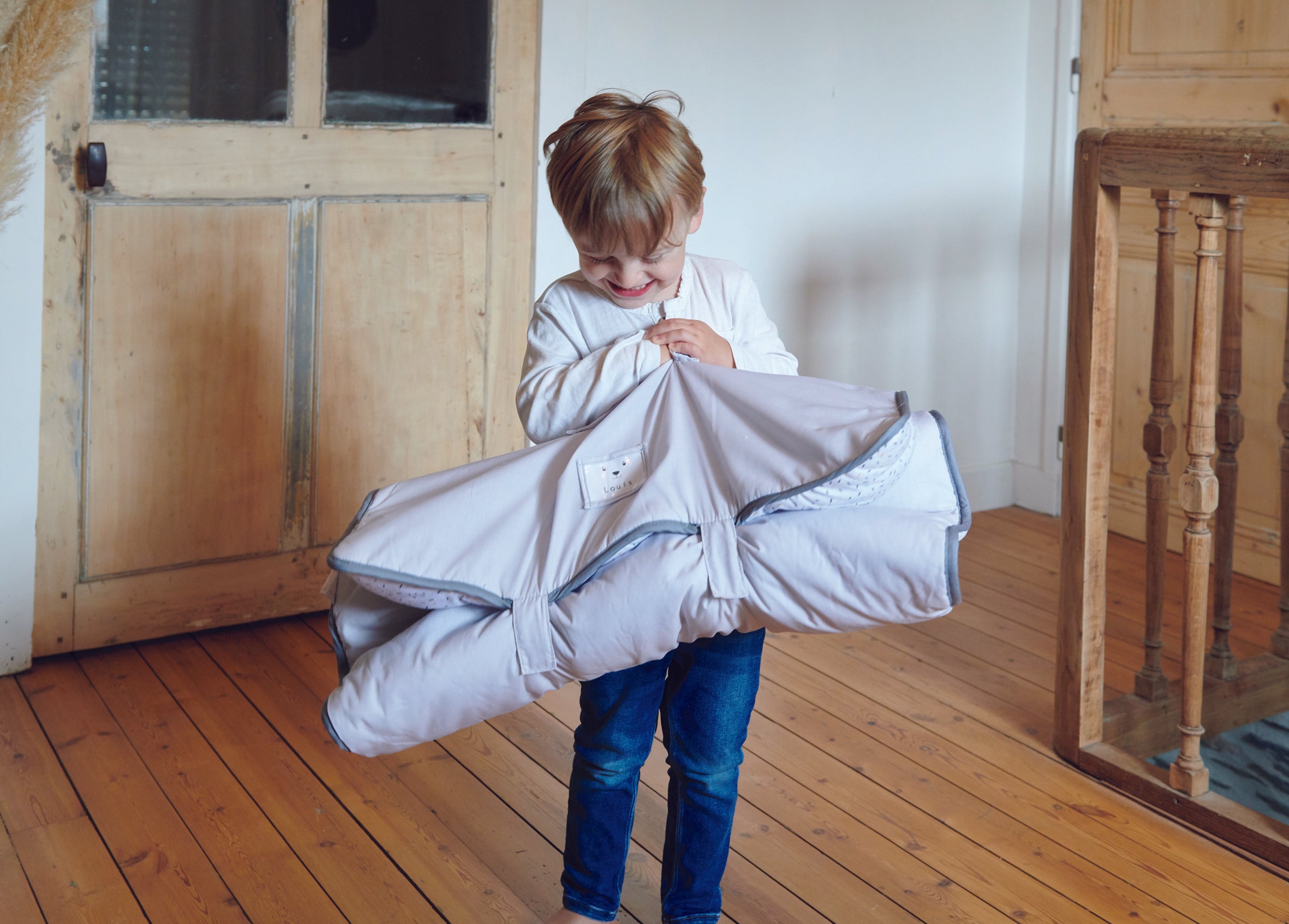 Спален чувалче спящо мече за деца от 2 до 6 години 140x65См Tineo